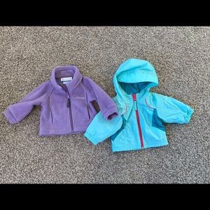 Columbia 6 month baby girl jackets